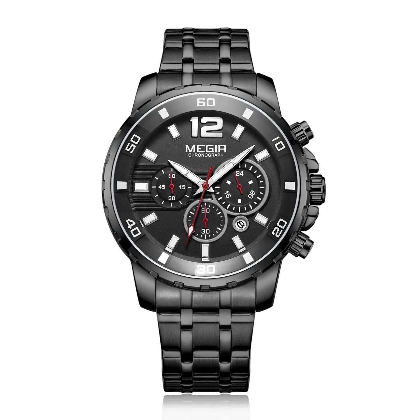 MEGIR Chronograph Quartz Men Watch Top Brand Luxury Military Wrist Watches Clock Men Relogio Masculino Business Wristwatch