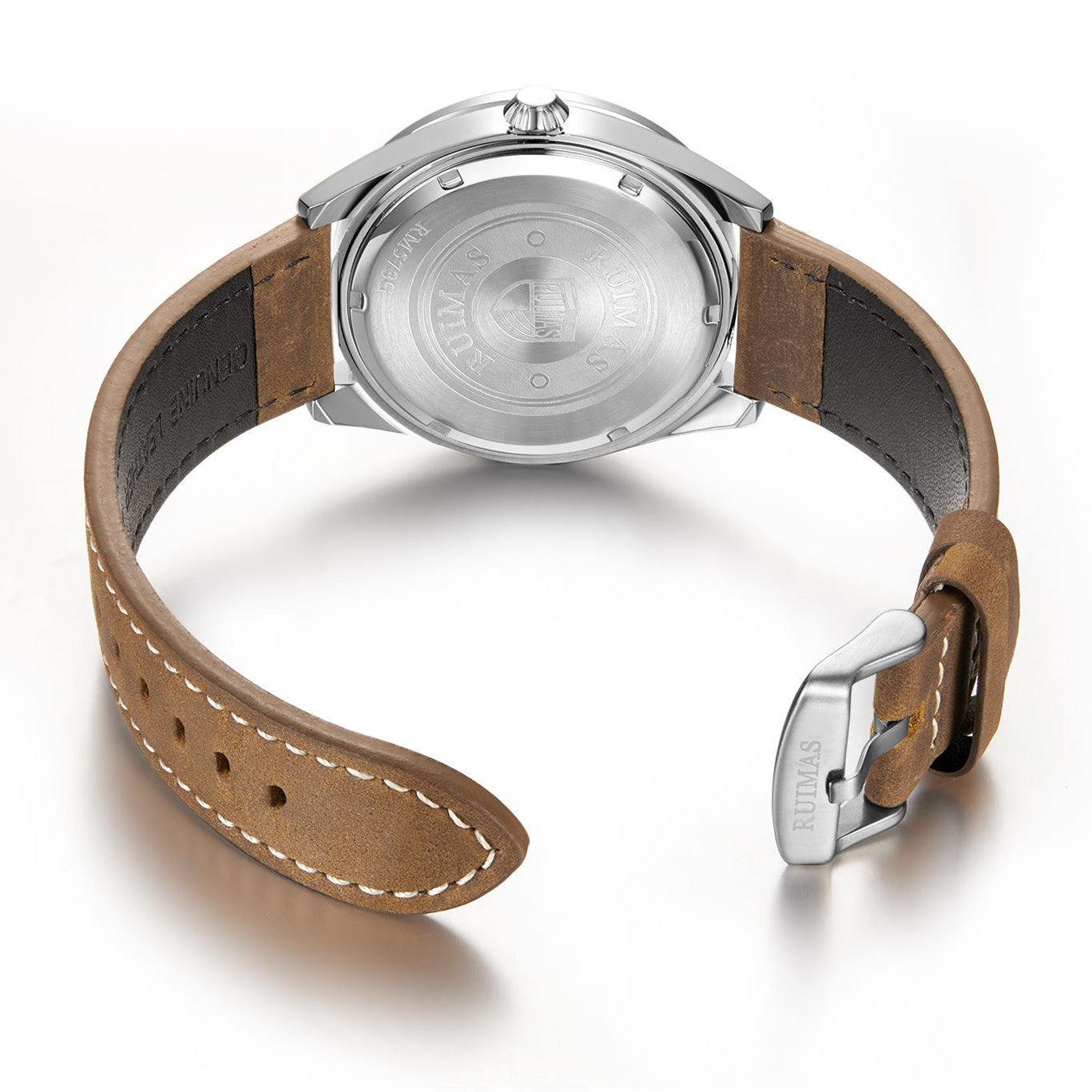 RUIMAS Men Quartz Watches Luxury Leather Sports Quartz Wristwatches Waterproof Luminous Casual Clock Auto Date Relogio Masculino