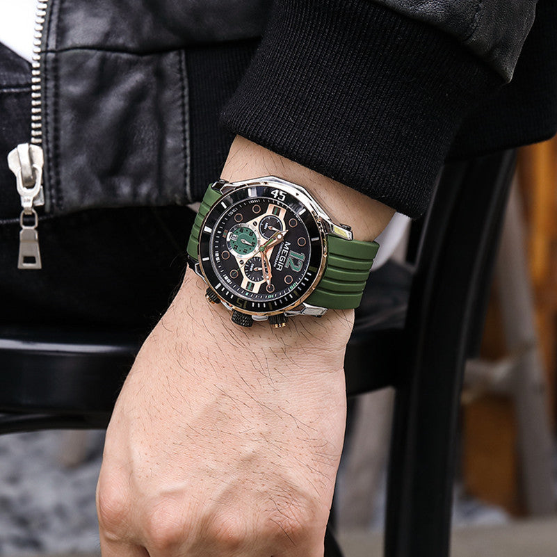 MEGIR Men Sport Military Watches Luminous Waterproof Male Chronograph Clock Luxury Casual Big Dial Wrist Watches Reloj Hombre